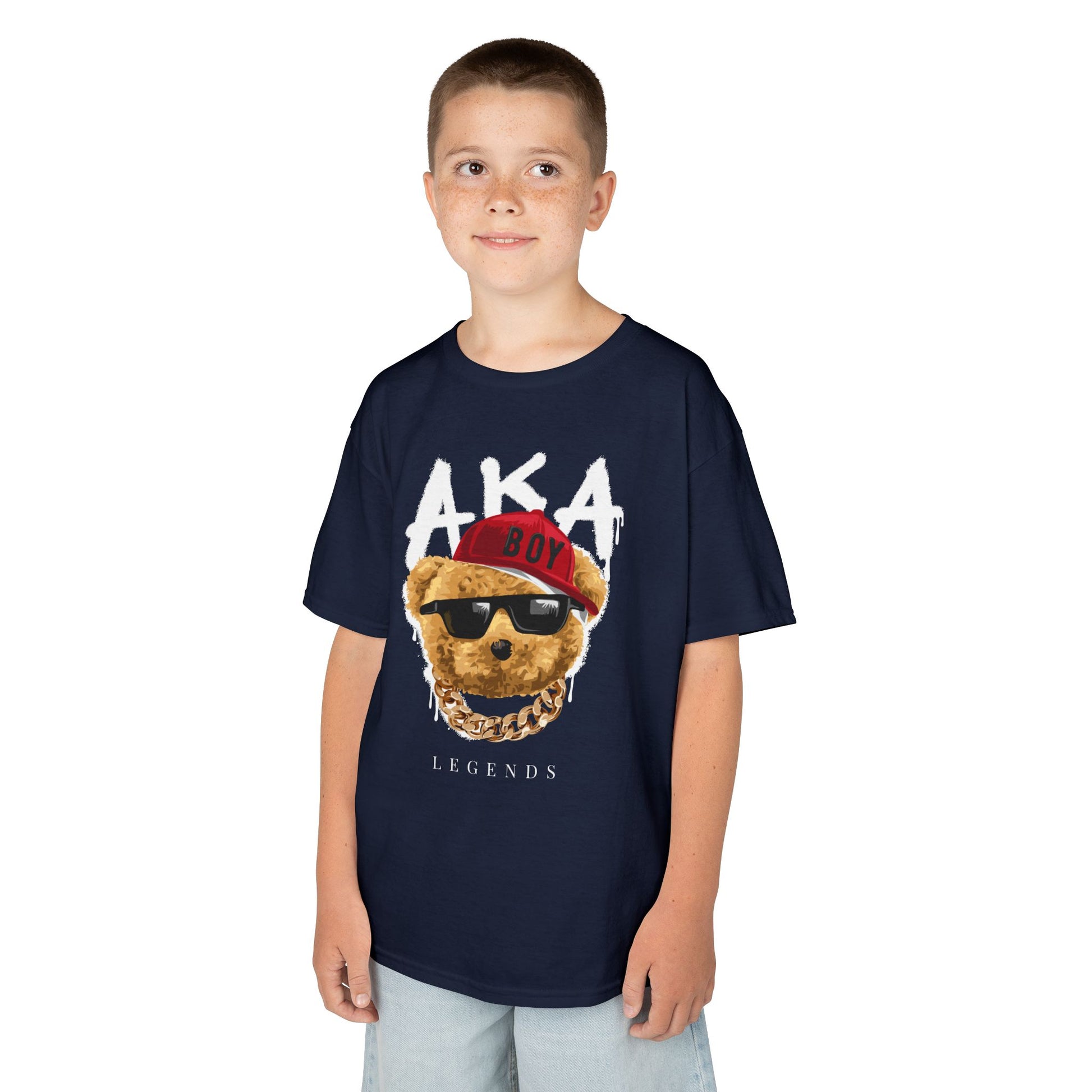 Fun Trendy Kids Tee, Cool Kid Shirt, Bear Graphic Tee, Gift for Boys, Casual Everyday Wear