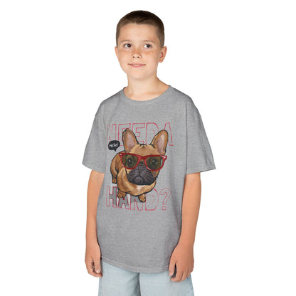 Cute Frenchie Kids Tee, Funny Dog Shirt, Pet Lovers Gift, Kids Graphic T-Shirt, Birthday Present for Children