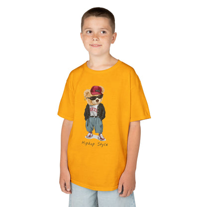 Trendy Kids Tee, Cool Bear Graphic Tee, Youth Fashion T-Shirt, Street Style Kids Shirt, Unique Kids Apparel, Fun Summer Tee