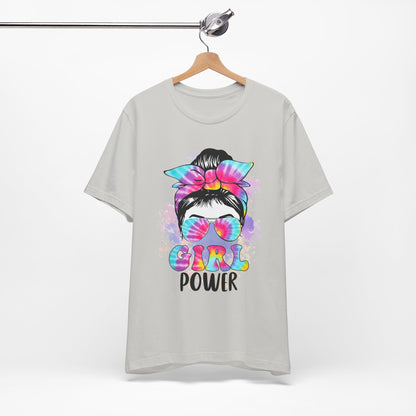 Empowering Girl Power Tee, Unisex T-Shirt for Girls, Feminist Apparel, Gift for Her, Cute Summer Top, Casual Statement Shirt