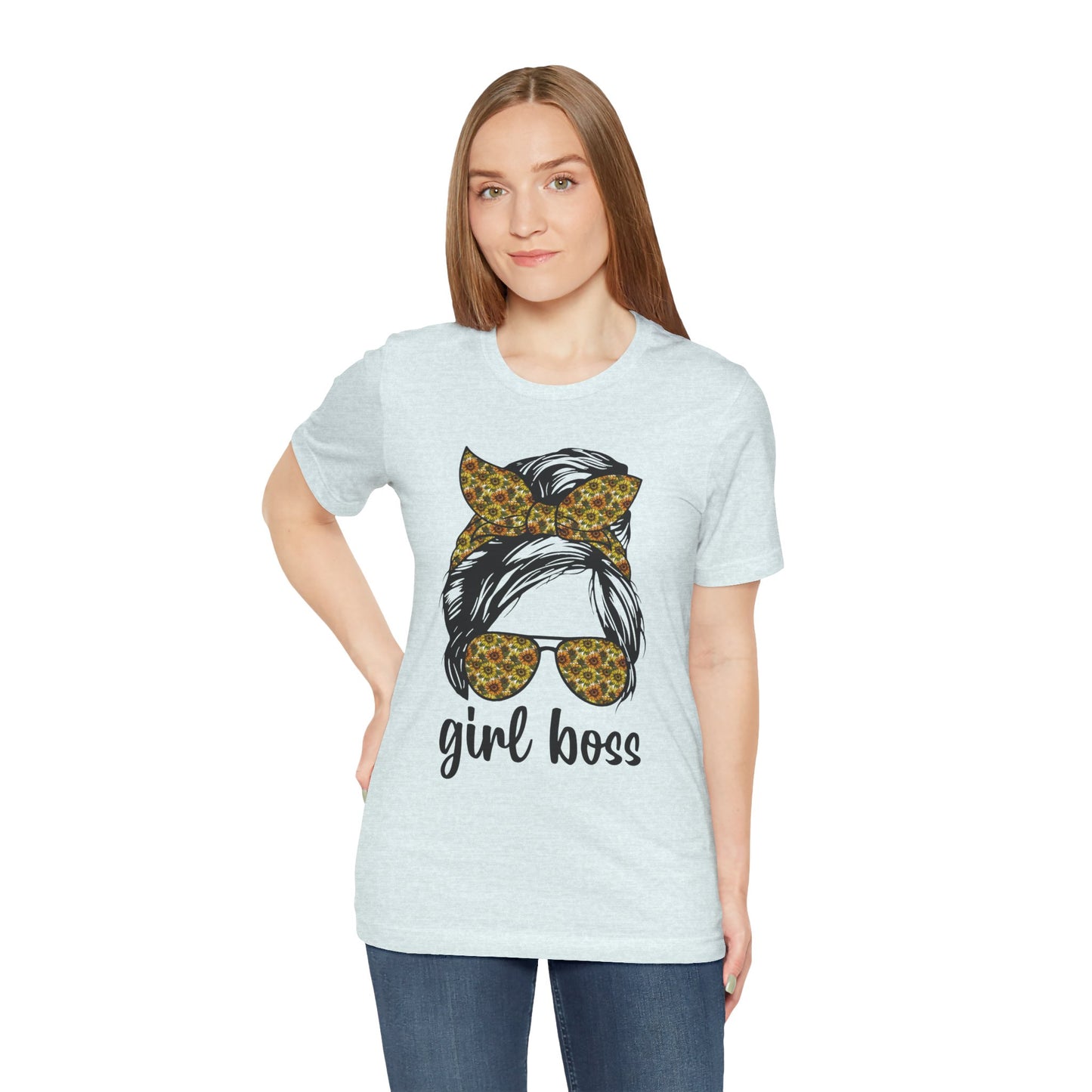 Stylish Girl Boss Tee: Empowerment Shirt for Women, Casual Outfit, Trendy Gift, Birthday Apparel, Motivational Fashion