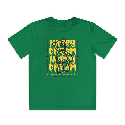 Youth Motivational Tee - Perfect for Competitions, Sportswear, Gift for Young Athletes, Training, Team Events Kelly Green