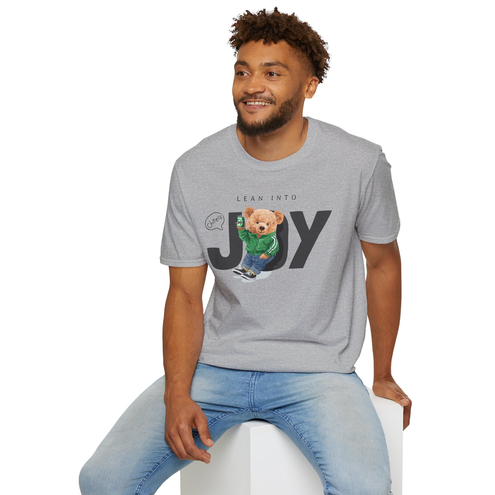 Joyful Animal Graphic T-Shirt, Unisex Tee, Cute Gift for Animal Lovers, Birthday Present, Casual Wear, Everyday Comfort