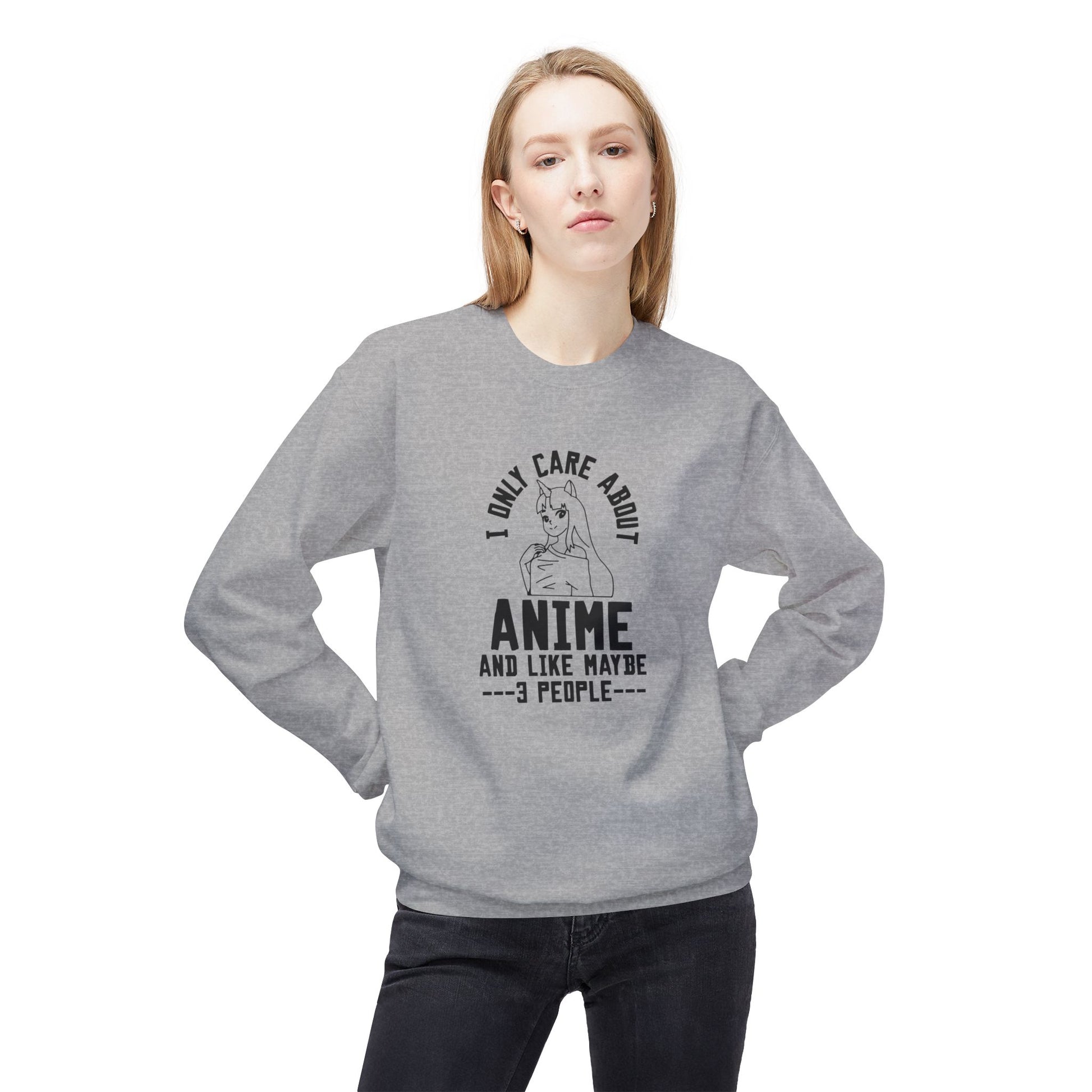 Anime Lover Crewneck Sweatshirt - Perfect for Gift, Casual Wear, Cosplay, Anime Events, Pop Culture Enthusiasts