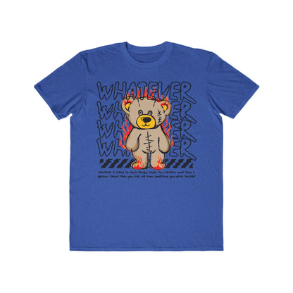 Urban Wear For Men with Playful Bear Design, Casual Summer Shirt, Streetwear Gift, Birthday Gift, Cartoon Fashion Tee Heather Blue