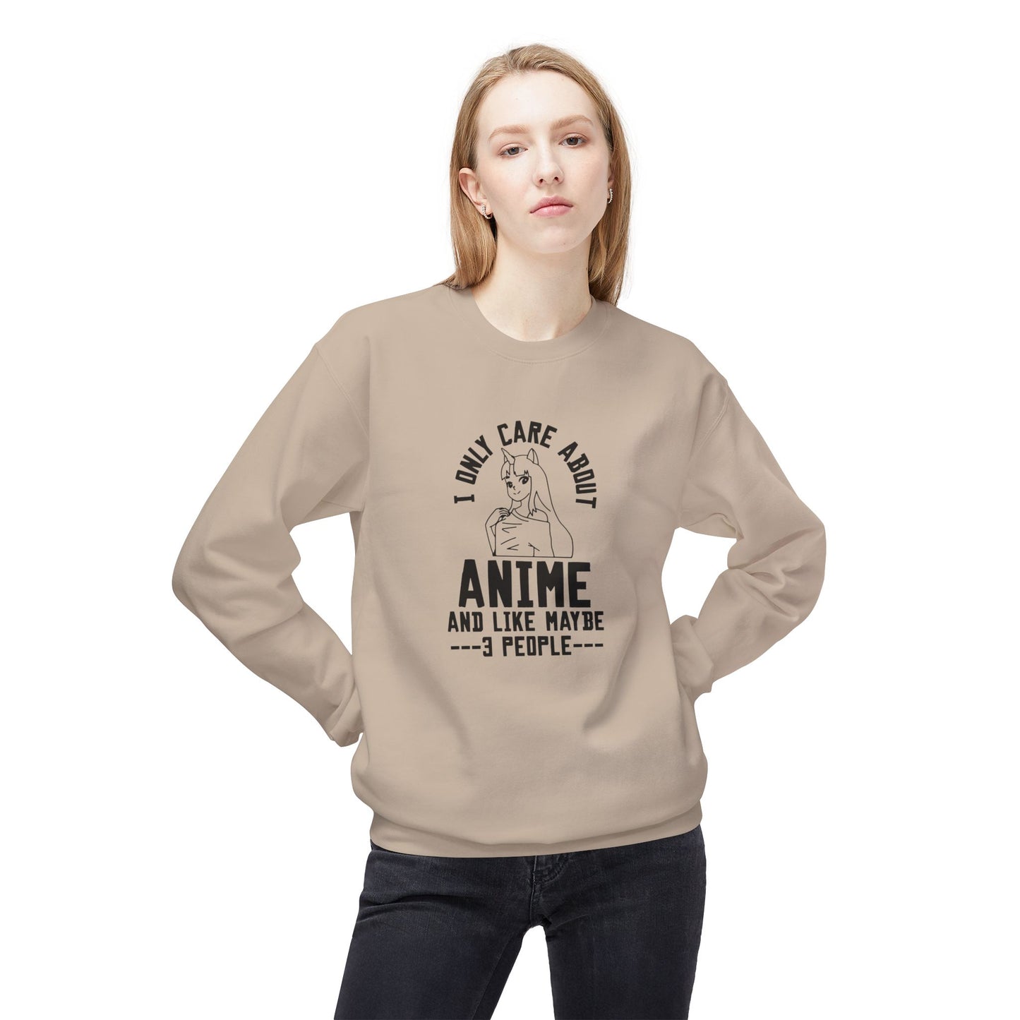 Anime Lover Crewneck Sweatshirt - Perfect for Gift, Casual Wear, Cosplay, Anime Events, Pop Culture Enthusiasts