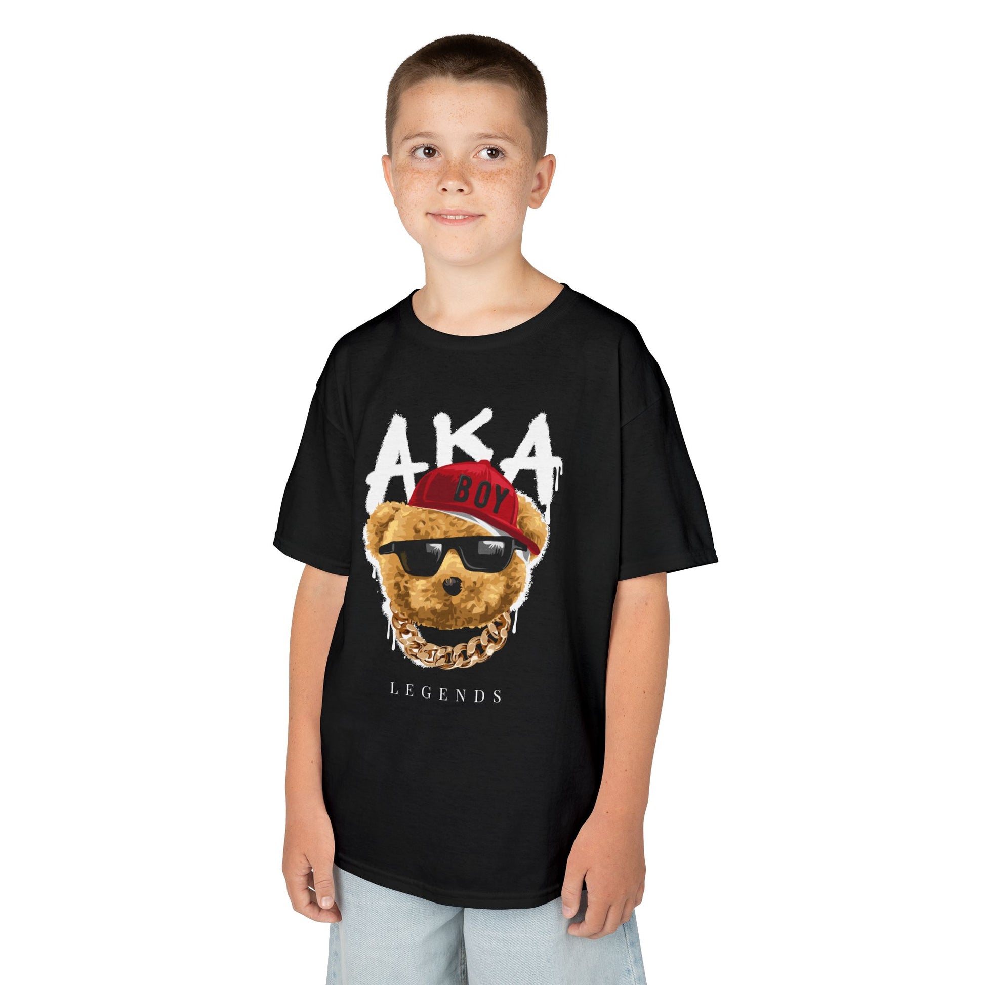 Fun Trendy Kids Tee, Cool Kid Shirt, Bear Graphic Tee, Gift for Boys, Casual Everyday Wear