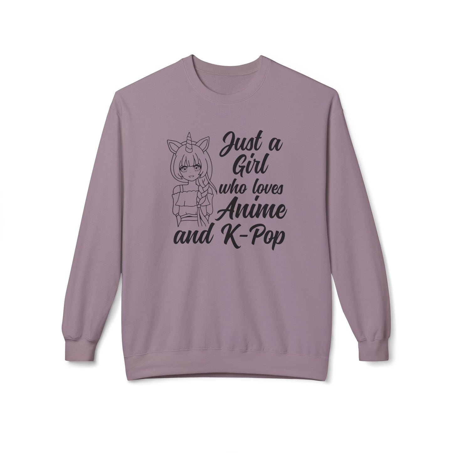 Anime & K-Pop Crewneck Sweatshirt, Cozy Gift for Fans, Cute Fashion for Anime Lovers, Perfect for Casual Outfits, Birthday & Holiday Gift Paragon