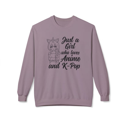 Anime & K-Pop Crewneck Sweatshirt, Cozy Gift for Fans, Cute Fashion for Anime Lovers, Perfect for Casual Outfits, Birthday & Holiday Gift Paragon