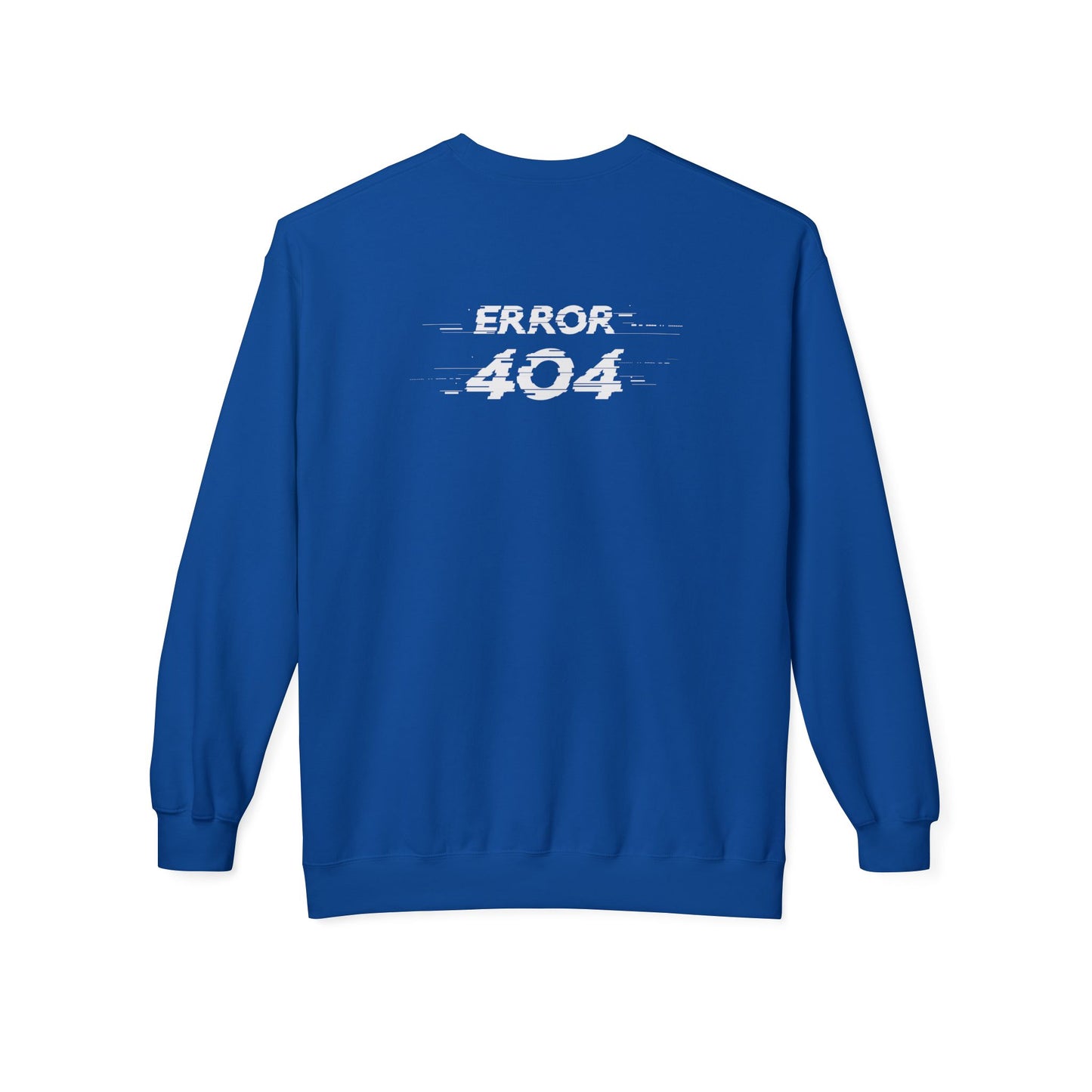 Error 404 Crewneck Sweatshirt, Funny Gift for Tech Lovers, Unisex Fleece Sweater, Casual Outfit, Geeky Humor Clothing