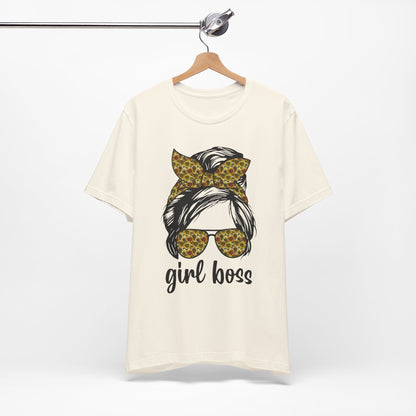 Stylish Girl Boss Tee: Empowerment Shirt for Women, Casual Outfit, Trendy Gift, Birthday Apparel, Motivational Fashion