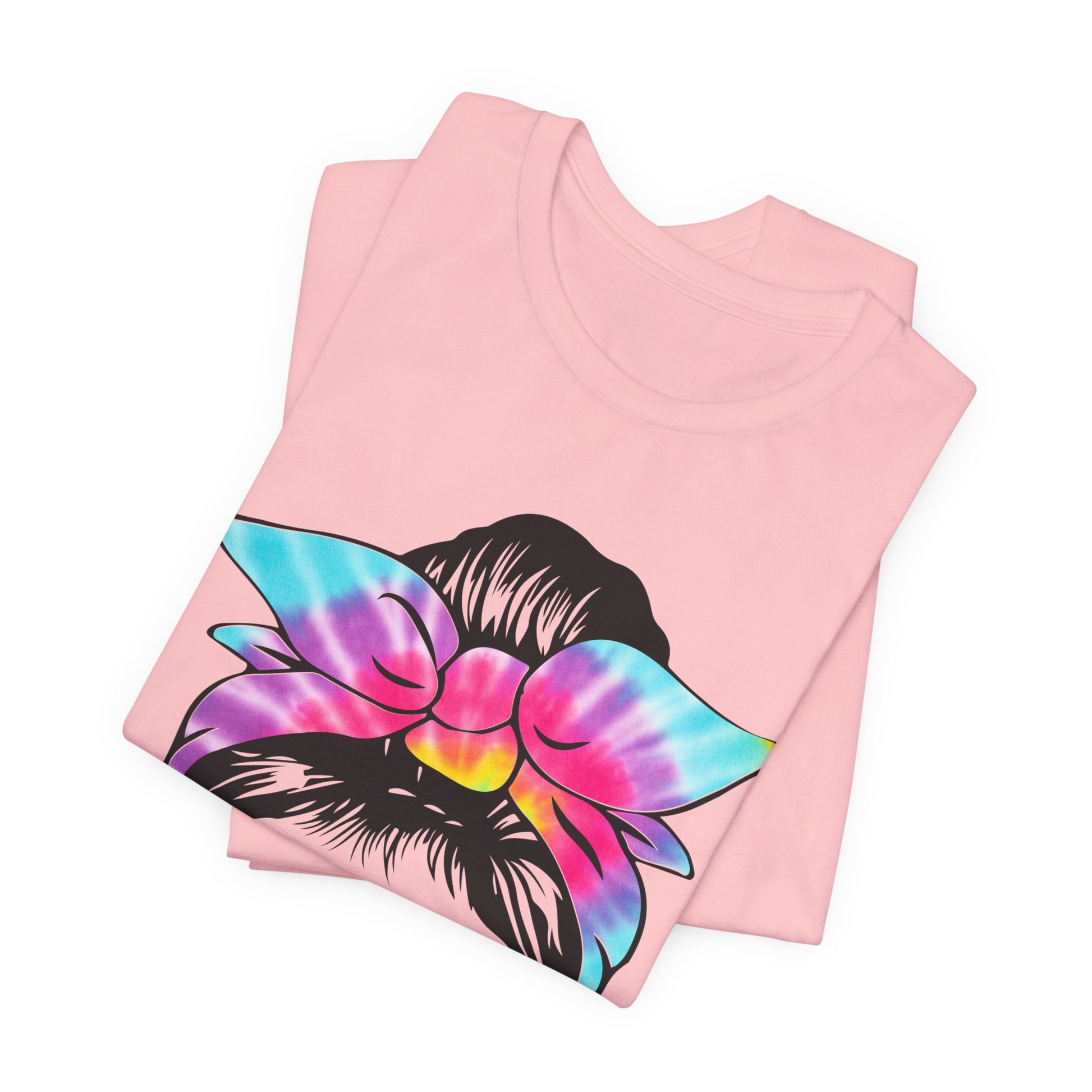 Girl Power Tie-Dye Tee, Unisex Short Sleeve Shirt, Feminist Apparel, Gift for Her, Casual Everyday Wear, Birthday Present