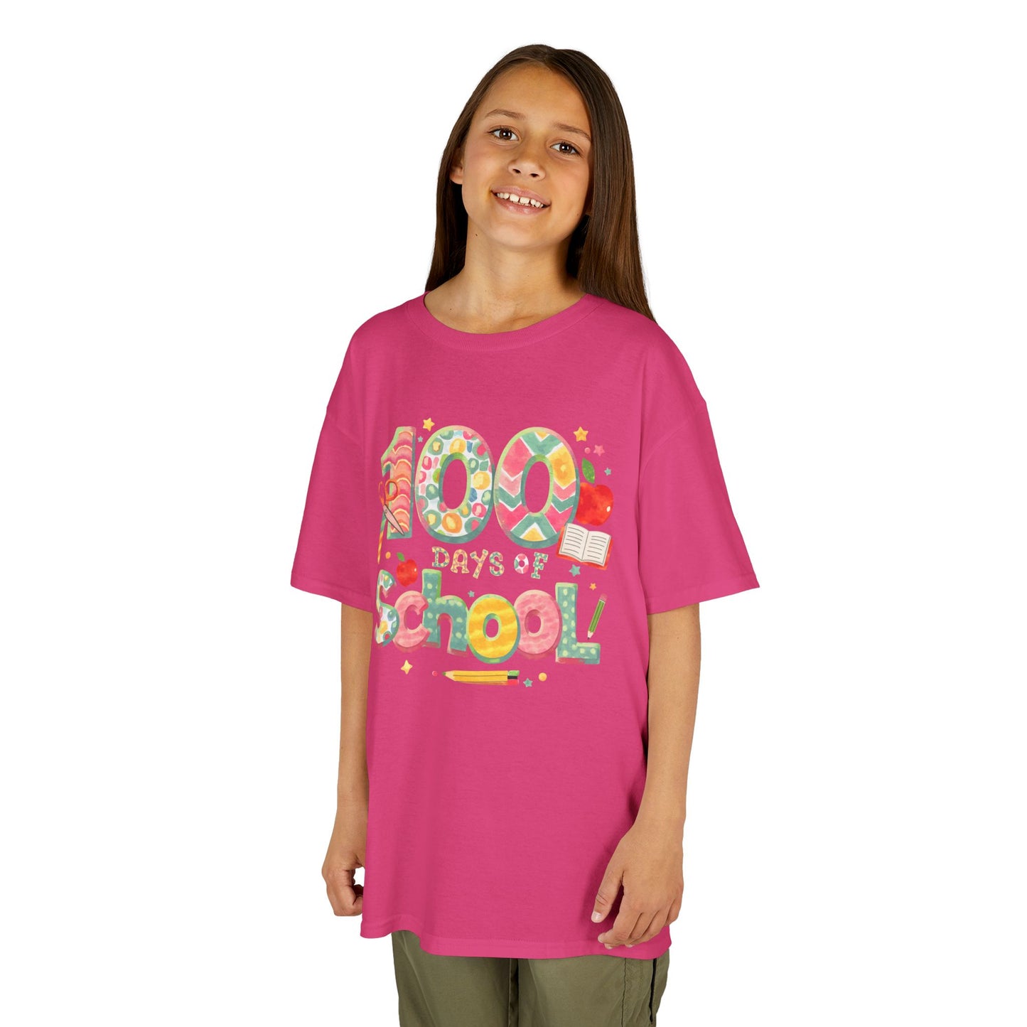 Kids School Celebration Tee - 100 Days of School, Class Shirt, Back to School Outfit, Fun Teacher Gift, Kids Education Apparel