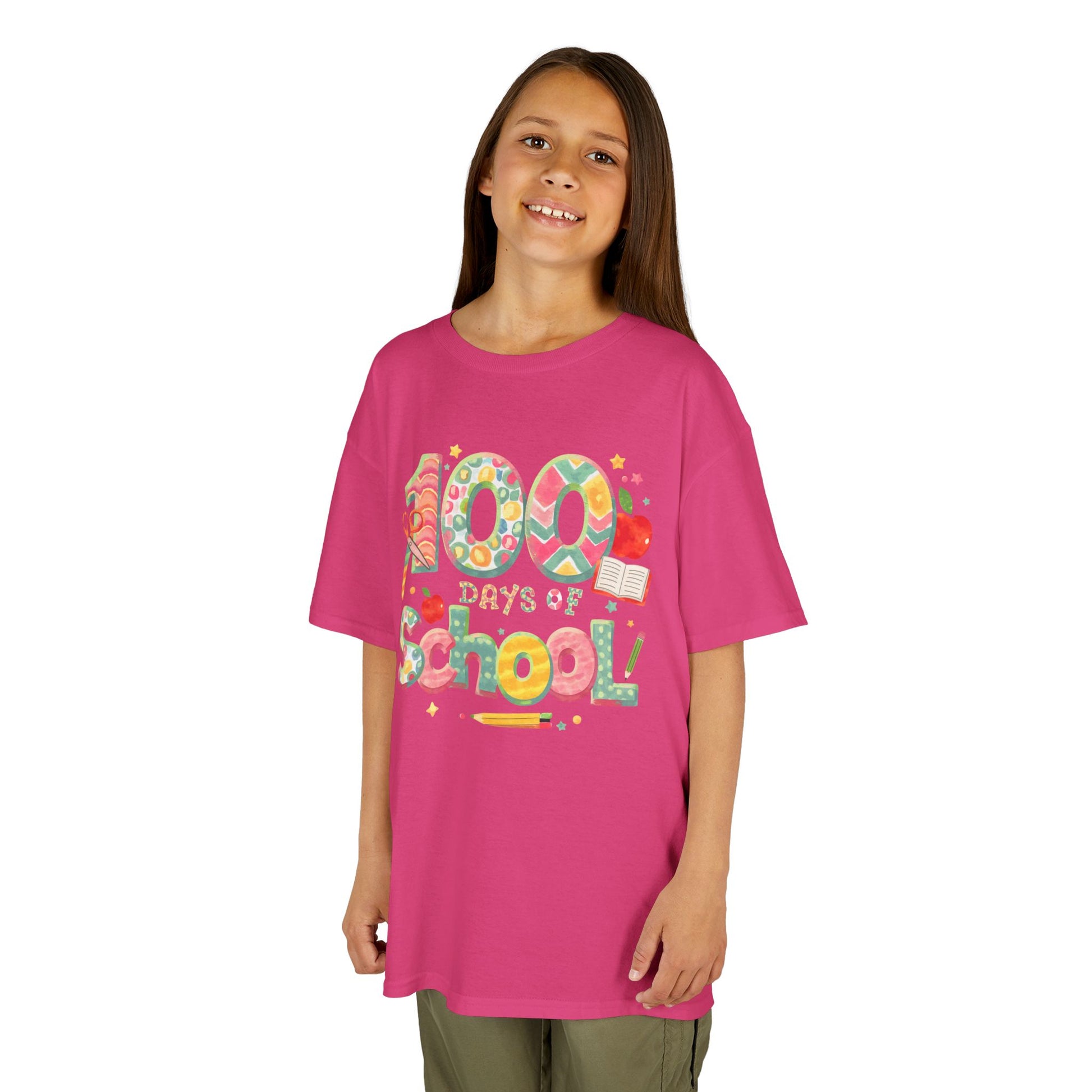 Kids School Celebration Tee - 100 Days of School, Class Shirt, Back to School Outfit, Fun Teacher Gift, Kids Education Apparel
