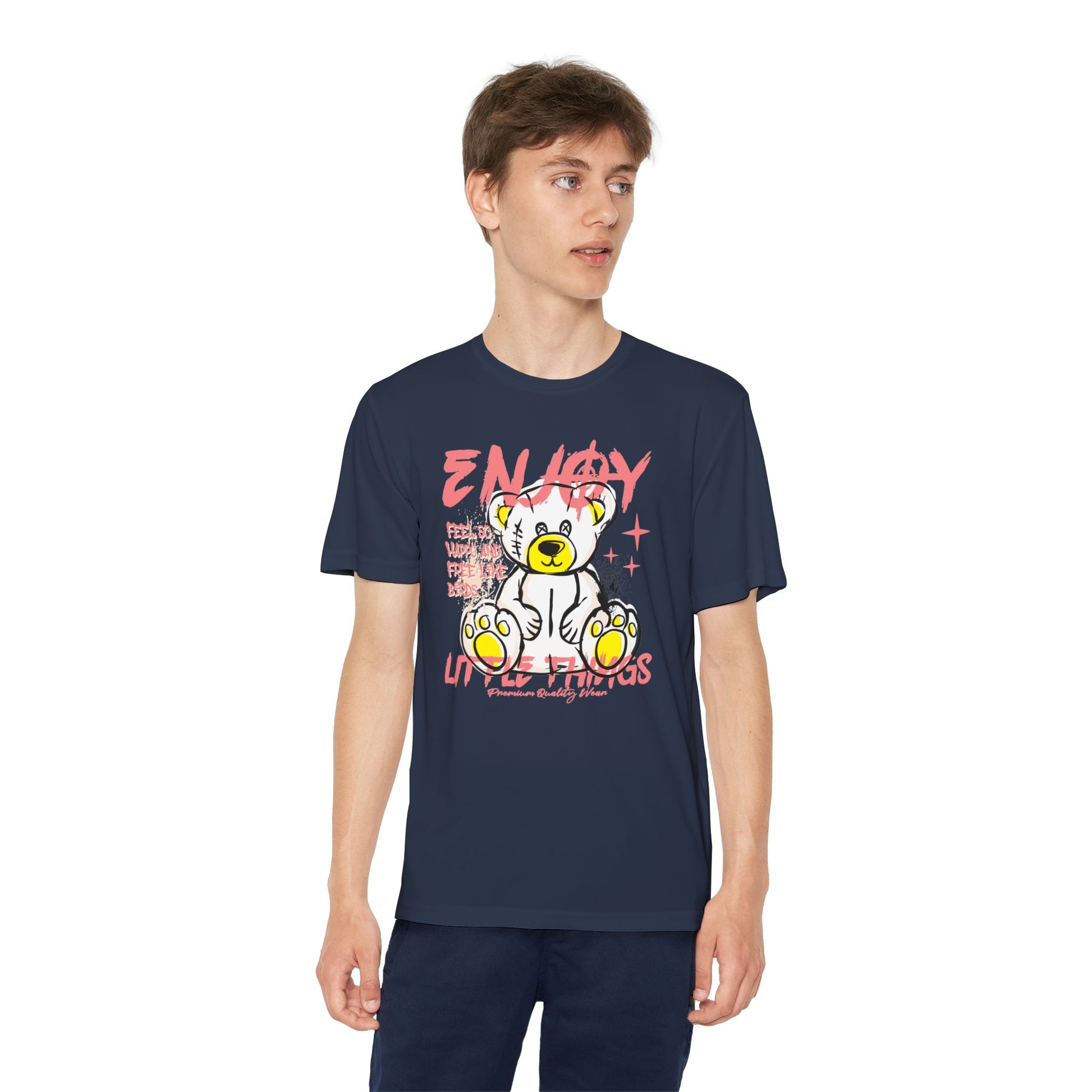 Youth Graphic Tee - 'Energy' Bear Design | Fun, Trendy T-Shirt for Kids, Birthday Gift, Everyday Wear, Cool Summer Style