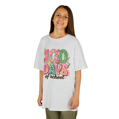 Kids 100 Days of School Tee, Fun t-shirt for kids, Milestone celebration shirt, Perfect for school events, Unique kids' apparel