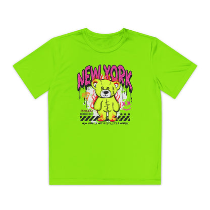 Youth Graphic Tee, Cool Youth T-Shirt, Trendy Urban Shirt, Vibrant Streetwear, Gift for Kids, New York Style Apparel