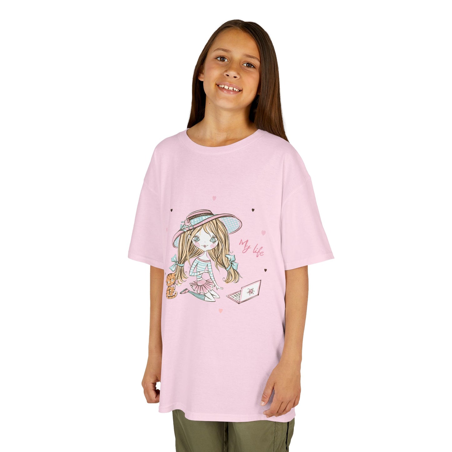 Whimsical Kids T-Shirt Featuring Cute Character, Fun Gift for Birthdays, Playdates, Holiday Wear, Everyday Adventure