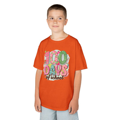 Kids 100 Days of School Tee, Fun t-shirt for kids, Milestone celebration shirt, Perfect for school events, Unique kids' apparel