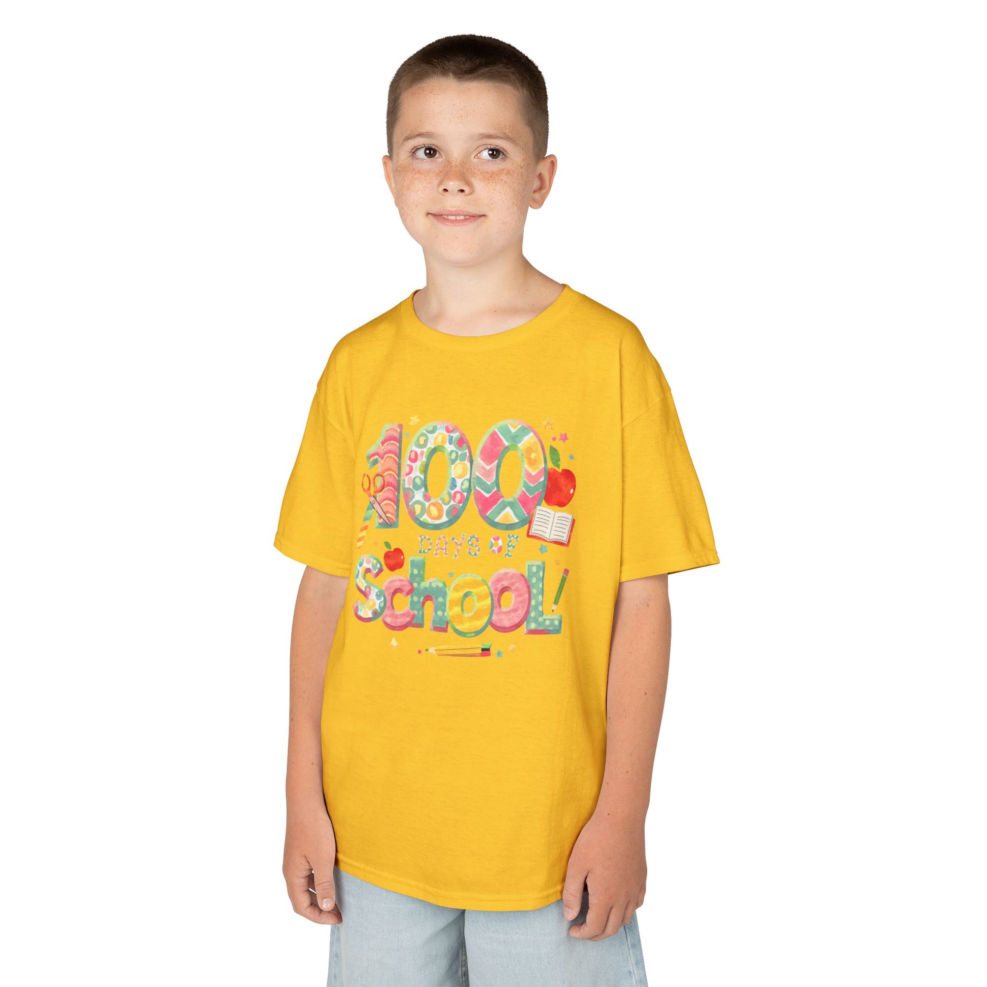Kids School Celebration Tee - 100 Days of School, Class Shirt, Back to School Outfit, Fun Teacher Gift, Kids Education Apparel