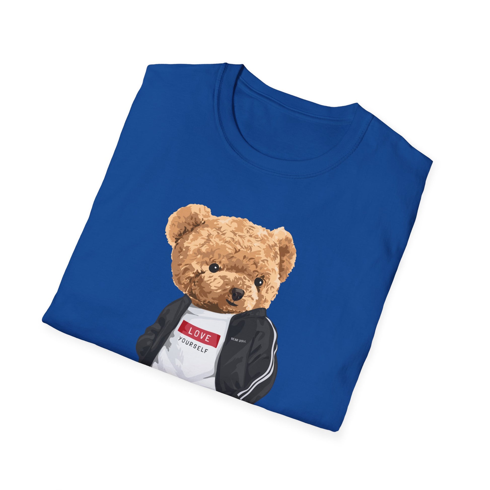 Casual Graphic Tee: Trendy Bear Design, Fun Unisex T-Shirt, Perfect for Gifts, Casual Wear, Everyday Style