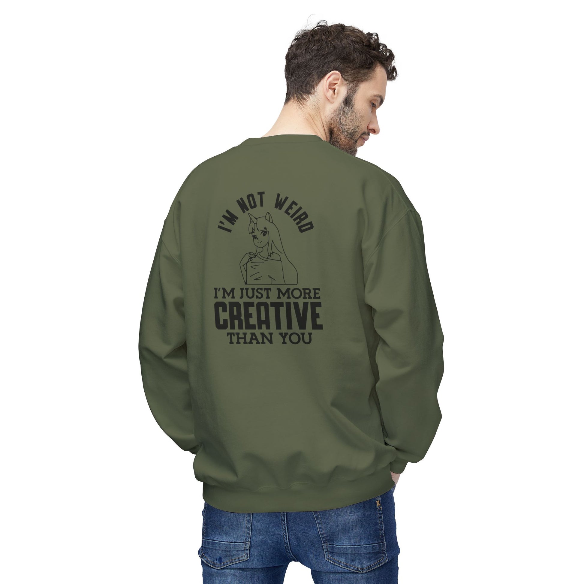 Creative & Unique Sweatshirt for Artists, Perfect Gift for Creatives, Quirky Quote Crewneck