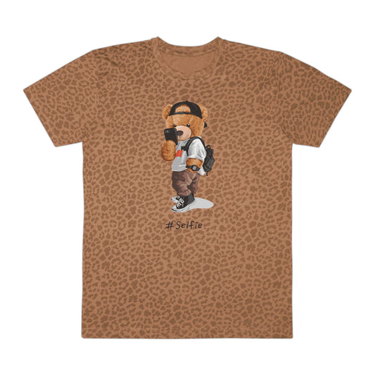 Stylish Graphic Tee for Fashion Lovers, Casual Wear, Street Style, Gifts for Him, Trendy Apparel Brown Leopard