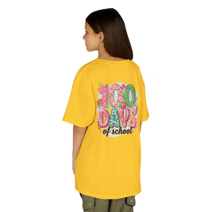 Kids 100 Days of School Tee, Fun t-shirt for kids, Milestone celebration shirt, Perfect for school events, Unique kids' apparel