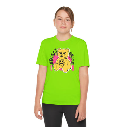 Street Bear Youth Tee - Trendy Graphic T-Shirt, Kids' Casual Wear, Birthday Gift, Streetwear Style, Cool Summer Shirt