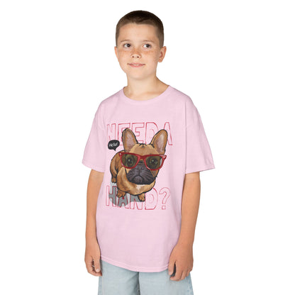 Cute Frenchie Kids Tee, Funny Dog Shirt, Pet Lovers Gift, Kids Graphic T-Shirt, Birthday Present for Children