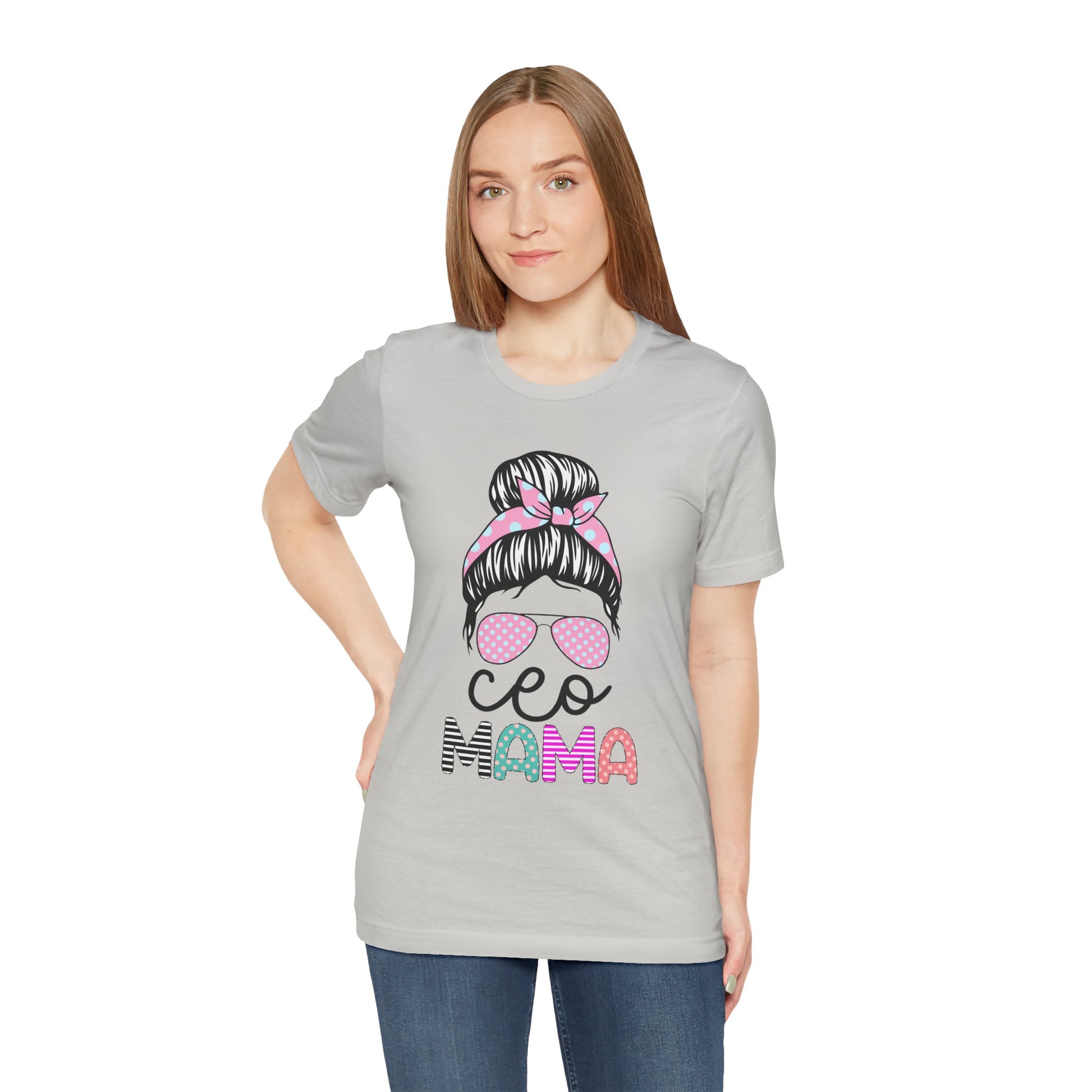 CEO Mama Graphic Tee, Unisex T-Shirt for Moms, Gift for New Mothers, Casual Summer Top, Fun Parenting Apparel, Mother's Day Gift