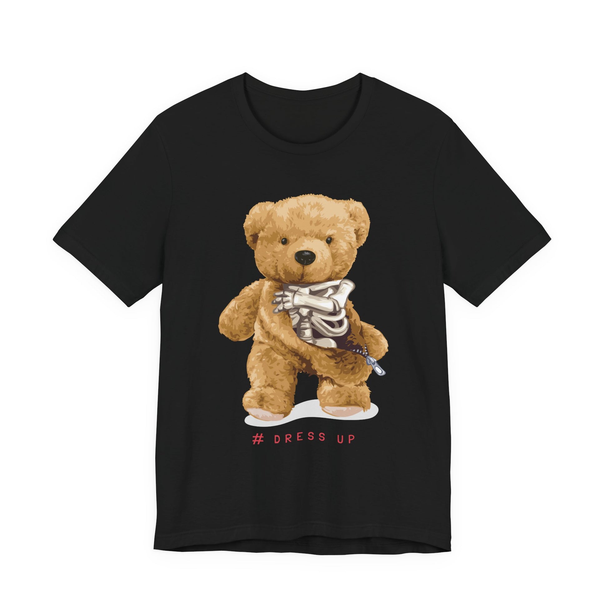 Cute Bear Dress Up Tee - Animal Lover Shirt, Gift for Kids, Playful Outfit for Birthdays, Fun Casual Wear, Adorable Graphic Tee