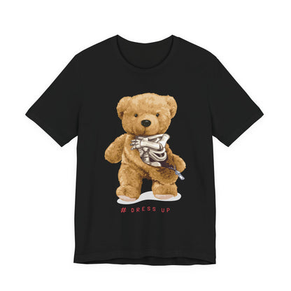 Cute Bear Dress Up Tee - Animal Lover Shirt, Gift for Kids, Playful Outfit for Birthdays, Fun Casual Wear, Adorable Graphic Tee