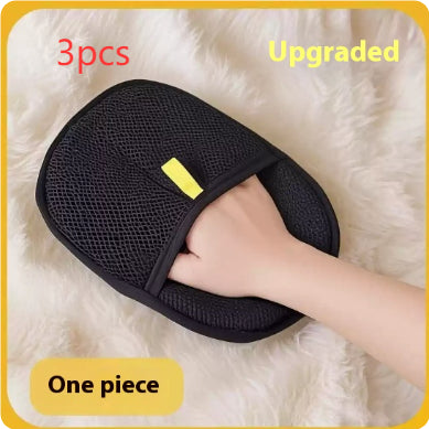 Pet Hair Remover Mitt Pet Hair Remover Gloves Deshedding Brush Glove For Dog Cat Rabbit With Long Short Curly Hair Hair Removal Gloves 3PCS