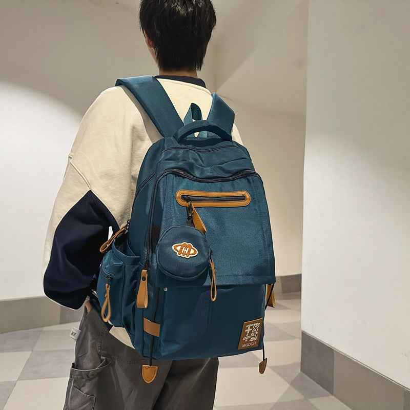 New Large-capacity Backpack Middle School Students Schoolbag