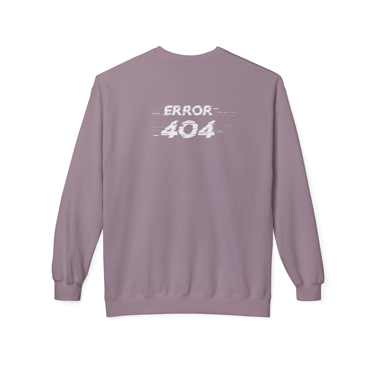 Error 404 Crewneck Sweatshirt, Funny Gift for Tech Lovers, Unisex Fleece Sweater, Casual Outfit, Geeky Humor Clothing