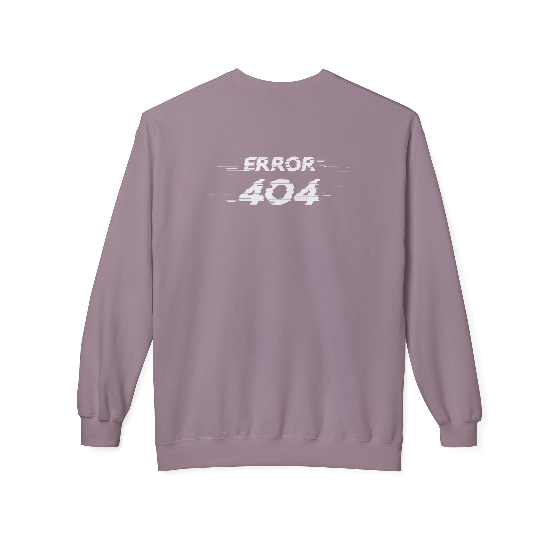 Error 404 Crewneck Sweatshirt, Funny Gift for Tech Lovers, Unisex Fleece Sweater, Casual Outfit, Geeky Humor Clothing