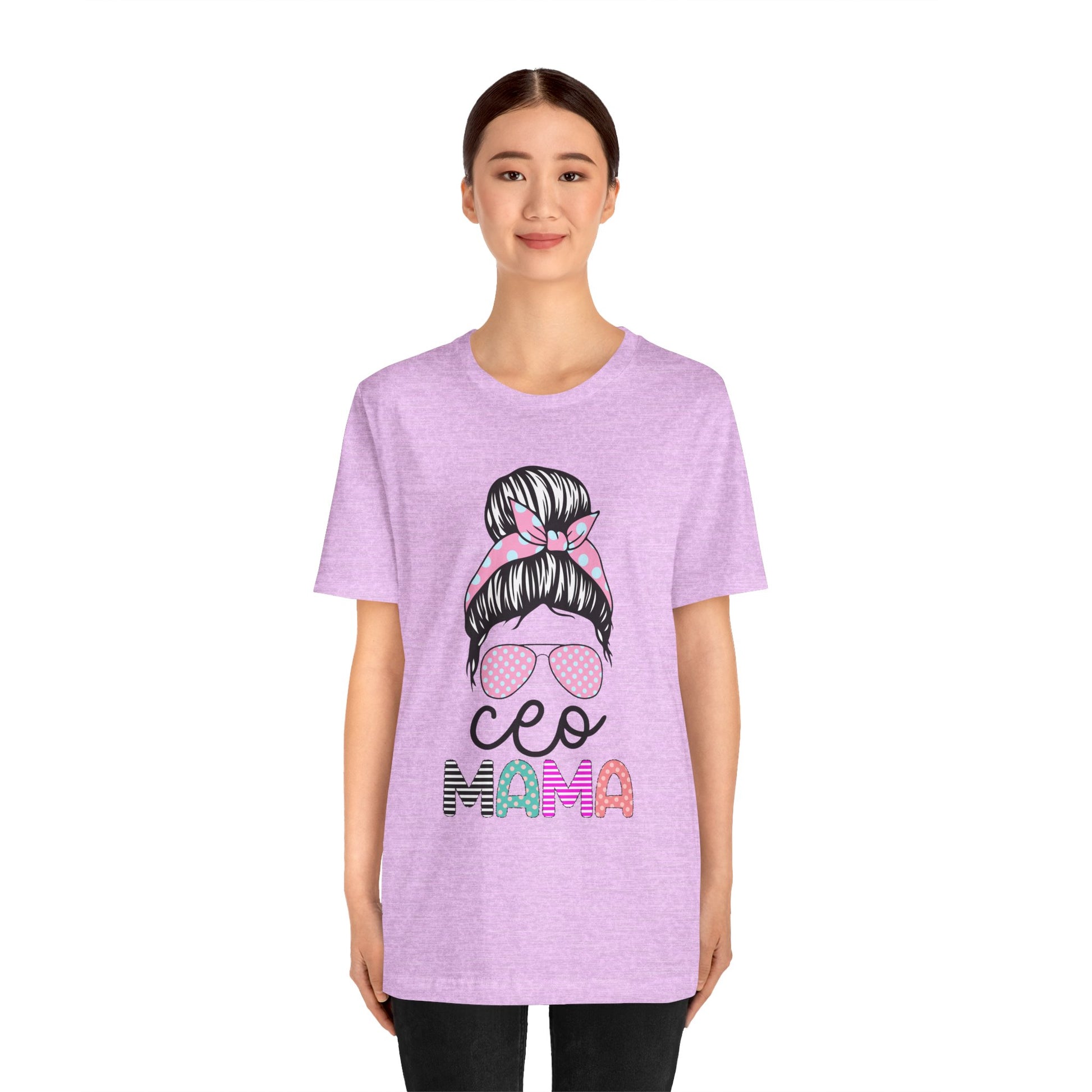 CEO Mama Graphic Tee, Unisex T-Shirt for Moms, Gift for New Mothers, Casual Summer Top, Fun Parenting Apparel, Mother's Day Gift