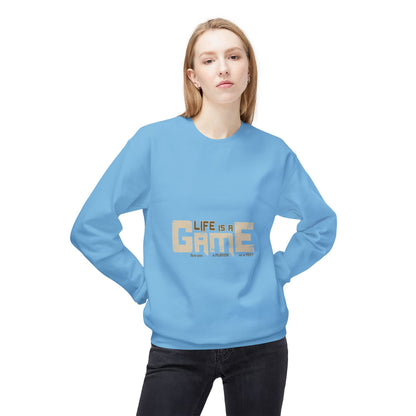 Game Life Unisex Sweatshirt, Soft Sweatshirt, Gamer Gift, Casual Wear, Birthday Gift, Inspirational Apparel