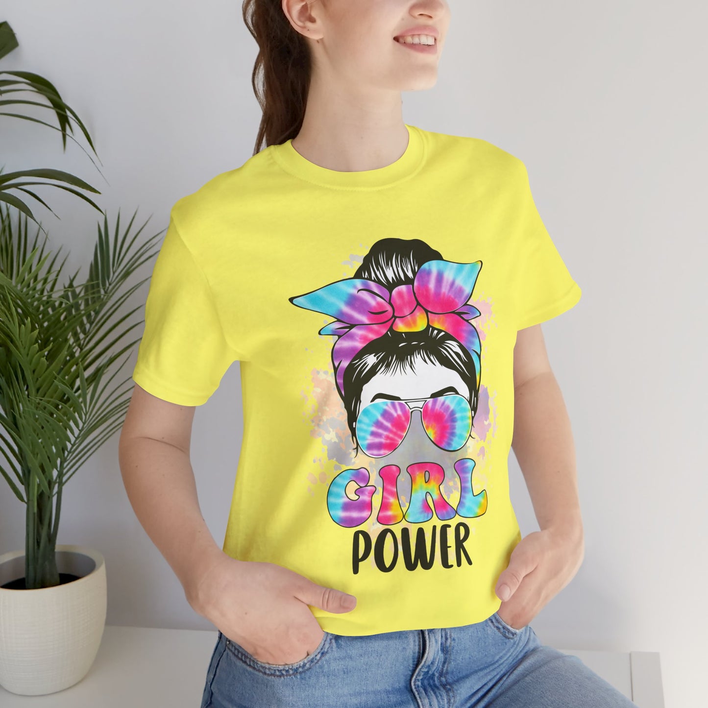 Empowering Girl Power Tee, Unisex T-Shirt for Girls, Feminist Apparel, Gift for Her, Cute Summer Top, Casual Statement Shirt