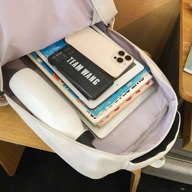 New Large-capacity Backpack Middle School Students Schoolbag