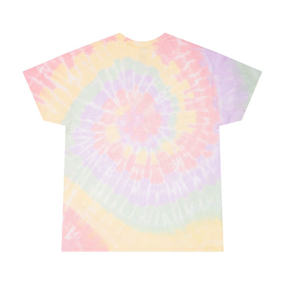Unisex "Be Yourself" Tie Dye T-Shirt – Streetwear Graphic Tee with Edgy Bear & Positive Message – Soft Cotton Pastel Shirt