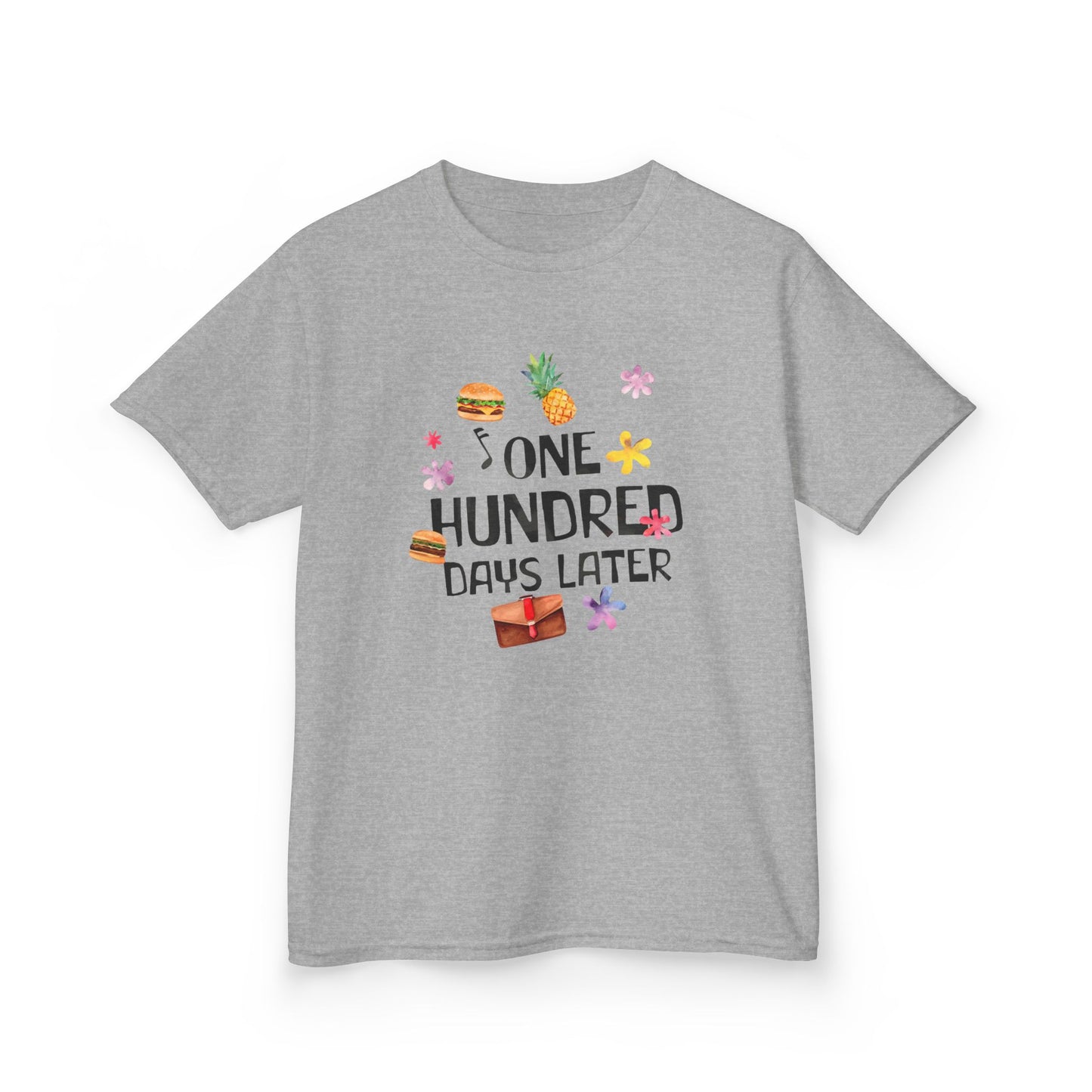 Kids Fun Graphic Tee, Cute Kids Shirt, Playful Tee for Boys and Girls, Birthday Gift, Summer Shirt, Holiday Wear Sport Grey