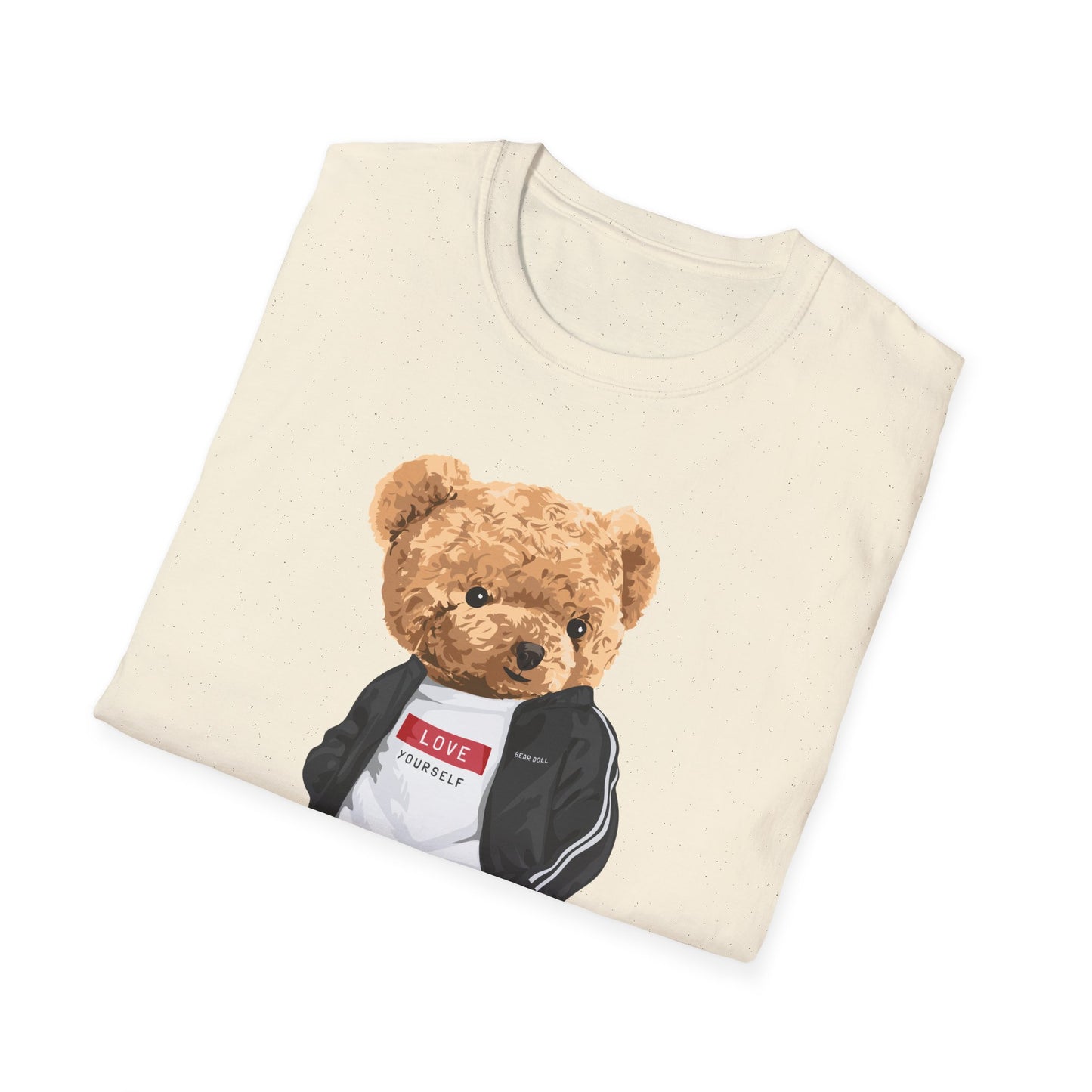 Casual Graphic Tee: Trendy Bear Design, Fun Unisex T-Shirt, Perfect for Gifts, Casual Wear, Everyday Style