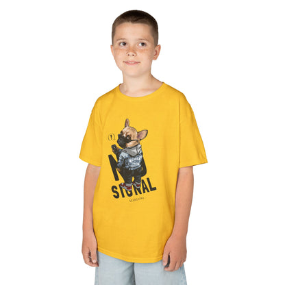 Kids Graphic Tee with Playful Dog Design, Casual Kids Tee, Pet Lovers Shirt, Fun Gift for Boys and Girls, Birthday Celebration Clothing