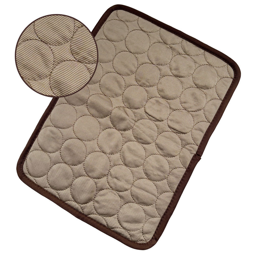 Dog Cooling Mat Summer Pets Cold Bed Extra Large For Small Big Dogs Pet Accessories Cat Durable Blanket Sofa Cat Ice Pad Blanket Pet Products Brown