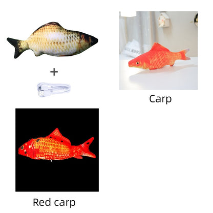 Without Cat Nip Version - Electric Jumping Fish Simulation Electric Fish Toy Set H