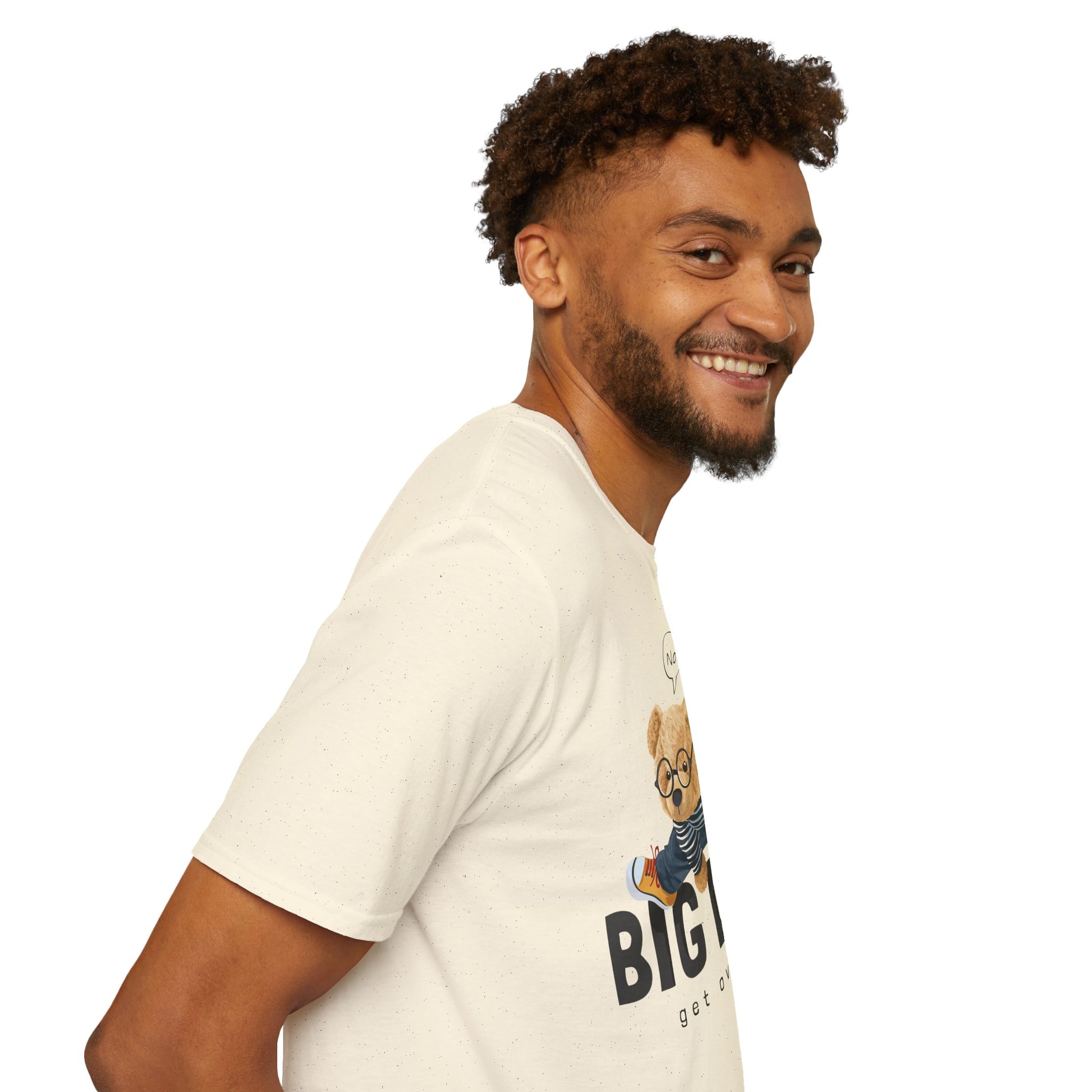 Playful Bear Graphic Tee - Unisex Softstyle T-Shirt, Casual Wear, Cute Gift, Birthday Shirt, Fun Statement Tee