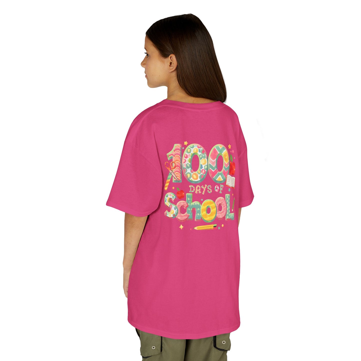 Kids School Celebration Tee - 100 Days of School, Class Shirt, Back to School Outfit, Fun Teacher Gift, Kids Education Apparel