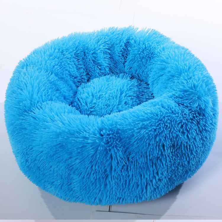 Plush pet nest Blue